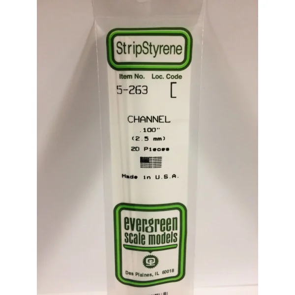 Evergreen [5-263] 14 Channel .100 (20 per pack)