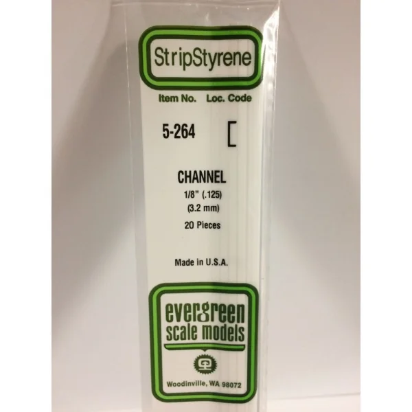Evergreen [5-264] 14 Channel .125 (1:8) (20 per pack)