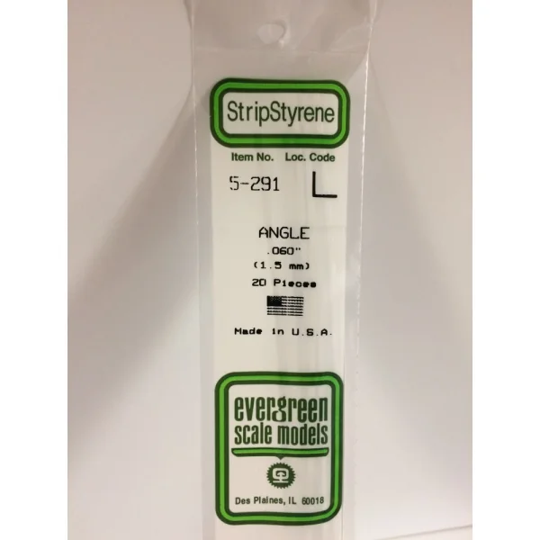 Evergreen [5-291] 14 Angle .060 (20 per pack) &mdash; image 6 of 6