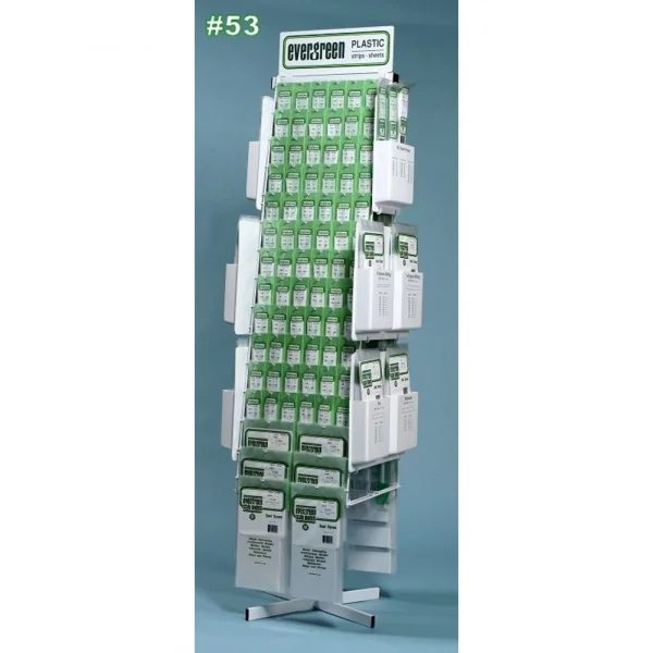 Evergreen Standard Floor Rack Assortment (packed in 2 cartons) - #53 merchandisers. sold after January 1. 2017. include upgrades (53A and 53C)