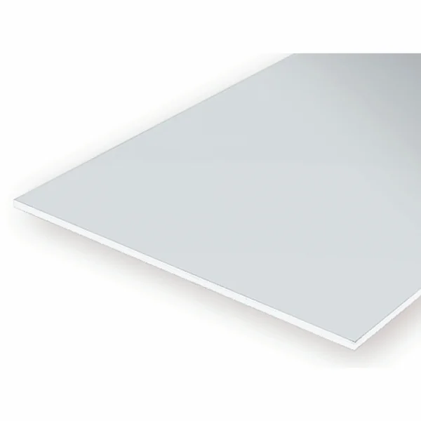 Evergreen 6x12in (15x30cm) White Sheet assortment (1 sheet each .010in, .020in, .040in per pack)