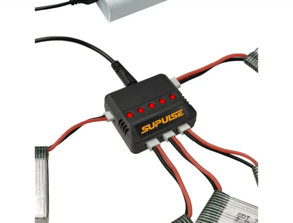 Volantex Supulse 5-In-1 USB 1S 3.7V Micro 5 Port LiPo Charger