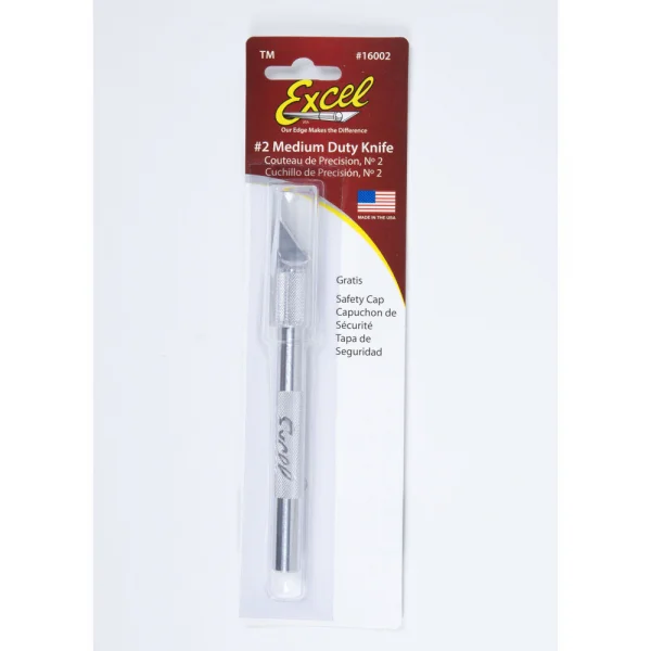 Excel K2 Knife, Medium Duty Round Aluminium with Safety Cap — image 3 of 5
