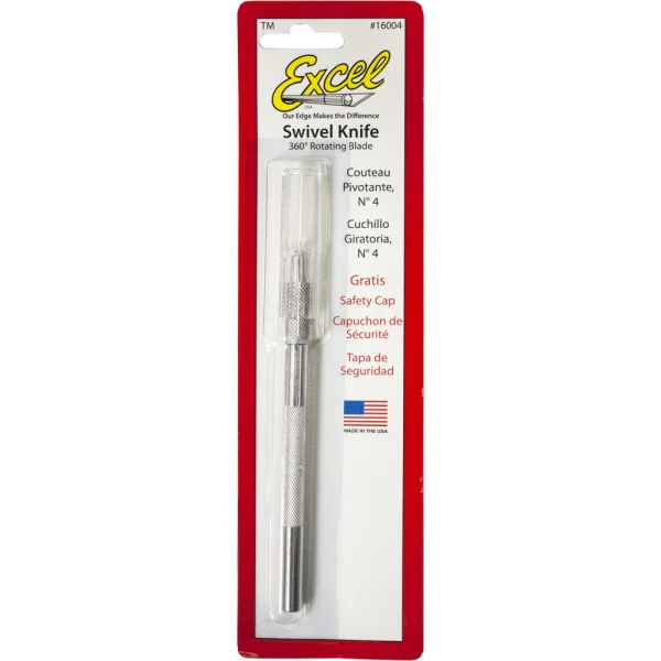 Excel K4 Swivel Knife, 360 Degree Aluminium Body with Safety Cap &mdash; image 7 of 10