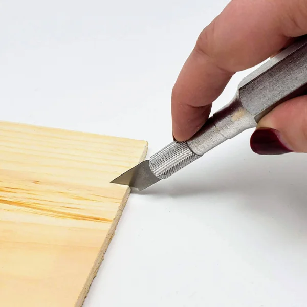 Excel K6 Hex Handle Aluminium Knife with Safety Cap (Carded)