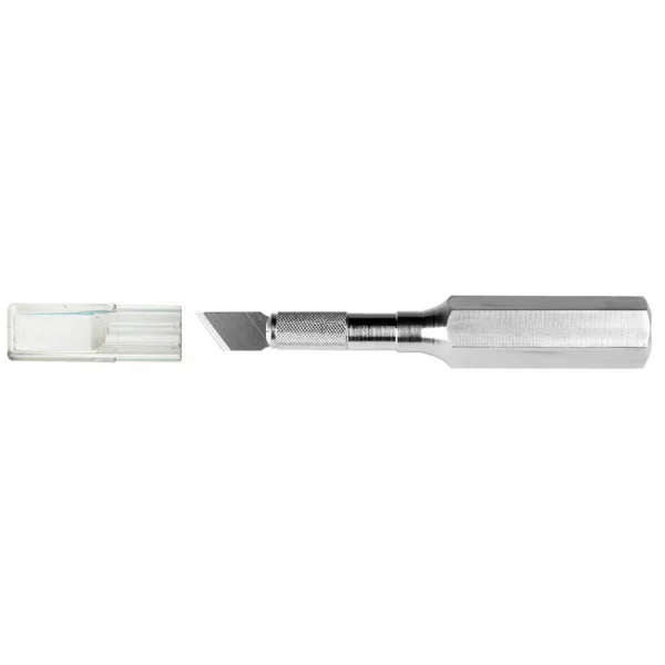 Excel K6 Hex Handle Aluminium Knife with Safety Cap (Carded)