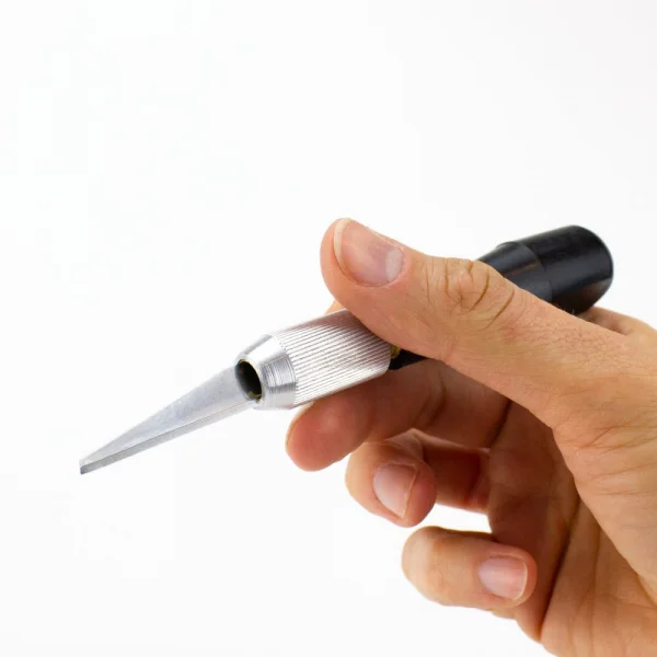Excel K7 Wood Carving Knife, Black Plastic Handle with Scabbard (Carded)