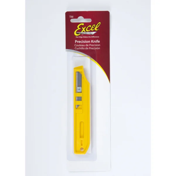 Excel K8 Flat Yellow Handle Knife (Carded) &mdash; image 2 of 2