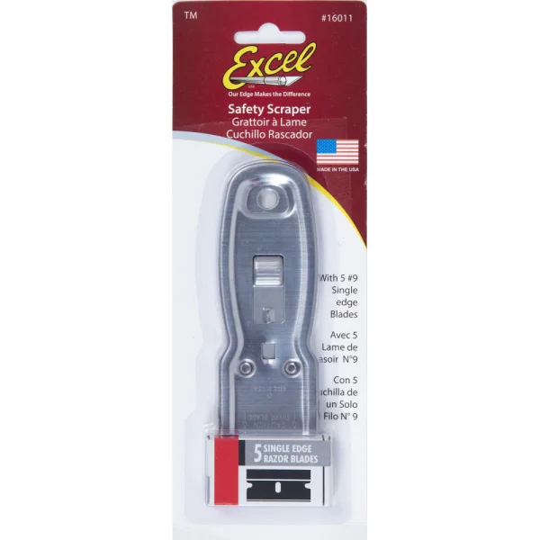 Excel K11 Metal Safety Scraper (6x Blades) (Carded) ** CLEARANCE **