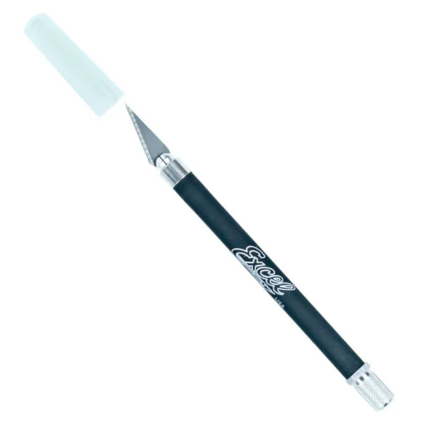 Excel K18 Grip-On Knife with Safety Cap, Black (Carded) &mdash; image 7 of 8