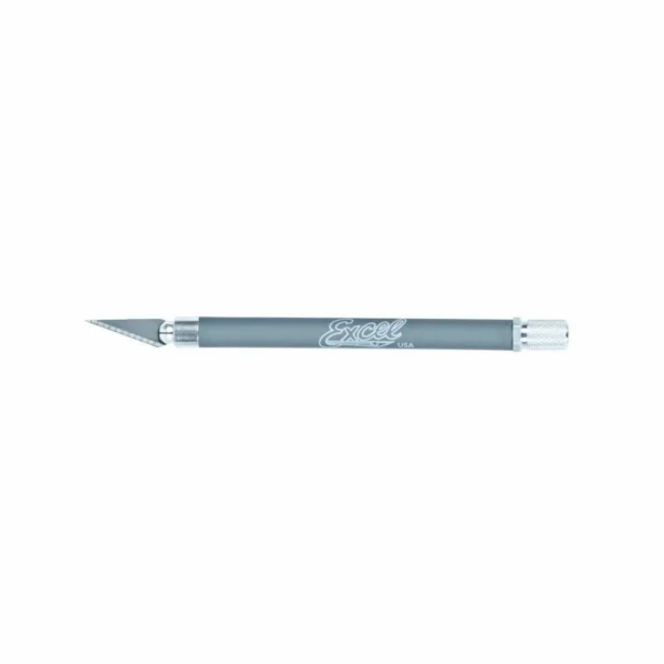 Excel K18 Grip-On Knife with Safety Cap, Grey (Carded) — image 7 of 8