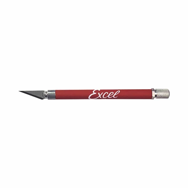 Excel K18 Grip-On Knife with Safety Cap, Red (Carded) — image 7 of 8