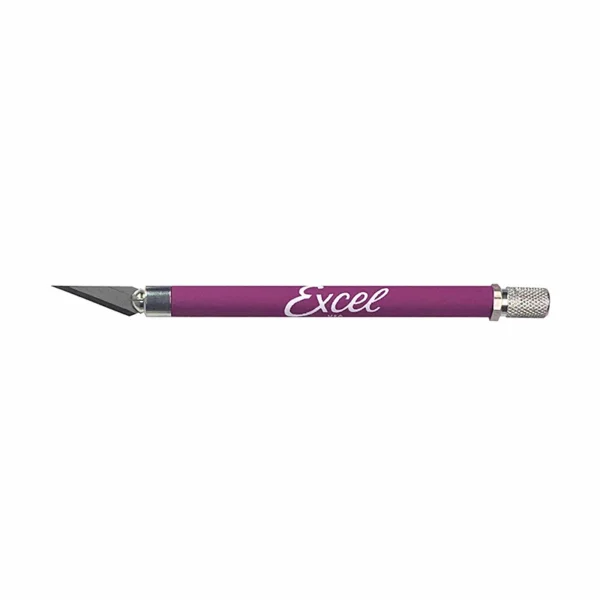 Excel K18 Grip-On Knife with Safety Cap, Purple (Carded) — image 7 of 8