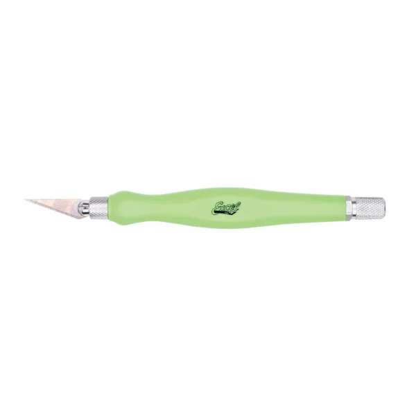 Excel K27 Green Fit Grip Knife With Rubberized Grip