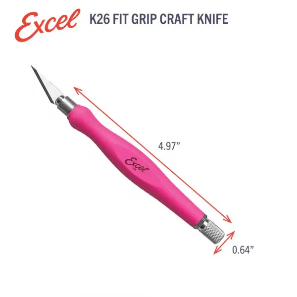 Excel K27 Green Fit Grip Knife With Rubberized Grip — image 8 of 8