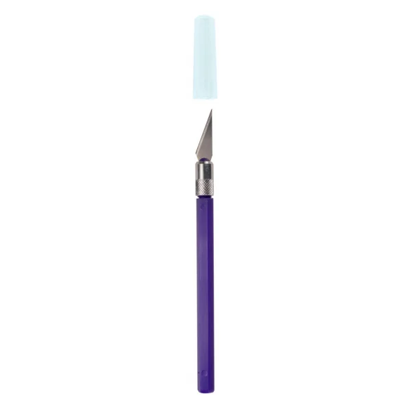 Excel K30 Light Duty Rite-Cut Knife with Safety Cap, Purple (Carded) — image 4 of 4