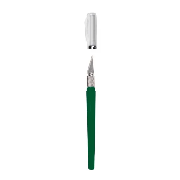 Excel K40 Pocket Clip-on Knife with TwiST-off Cap, Green (Carded) — image 4 of 5