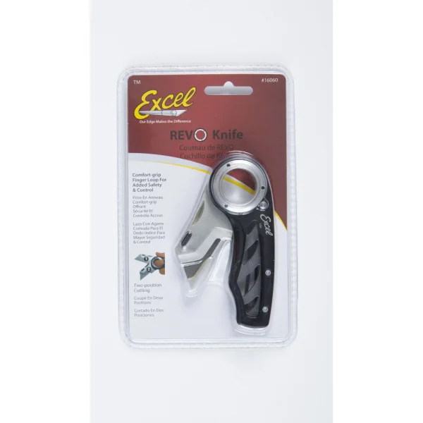 Excel K60 Revo Folding Utility Knife - Black