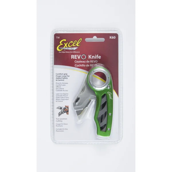 Excel K60 Revo Folding Utility Knife - Green ** CLEARANCE **