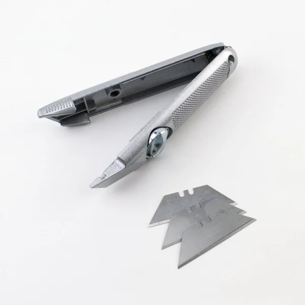 Excel K9 Metal Utility Knife, Non-Retractable (3x Blades)(Carded)