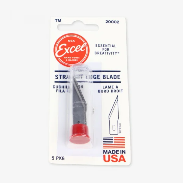 Excel #2 Straight Edge Blade, Shank 0.345 (0.88 cm) (5pcs) (Carded) &mdash; image 6 of 8
