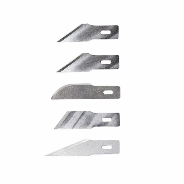 Excel 5 Assorted Heavy Duty Blades (#2, #19, #22, 2x #24), Shank 0.345 (0.88 cm) (5pcs) (Carded) &mdash; image 3 of 4