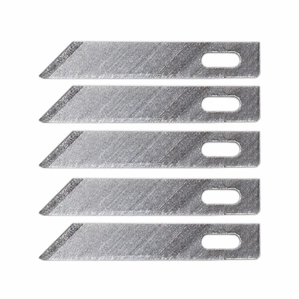 Excel #5 Angled Chisel Blade, Shank 0.25 (0.58 cm) (5pcs) (Carded) &mdash; image 3 of 5