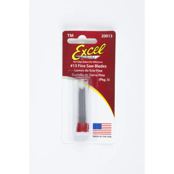Excel #13 Fine Saw Blade, Shank 0.25 (0.58 cm) (5pcs) (Carded) — image 2 of 6