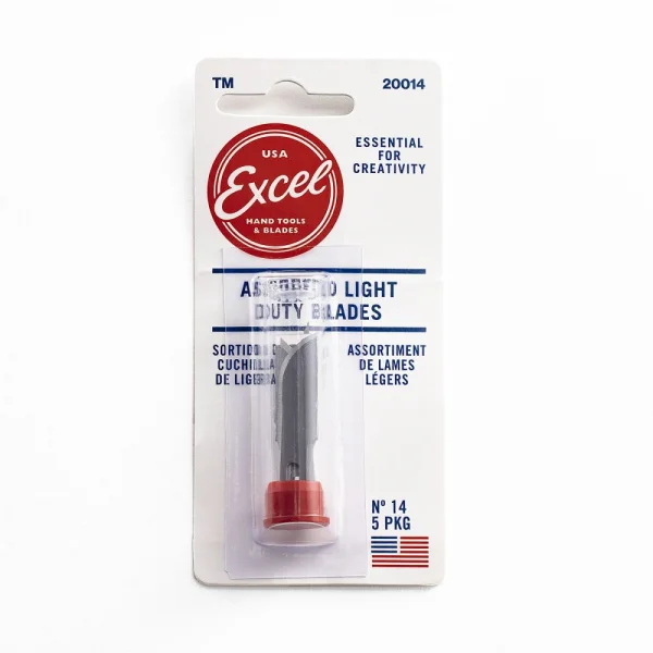 Excel Assorted Light Duty Blades (#10, #16, #17, 2x #11),Shank 0.25 (0.58 cm) (5pcs) (Carded) — image 5 of 5