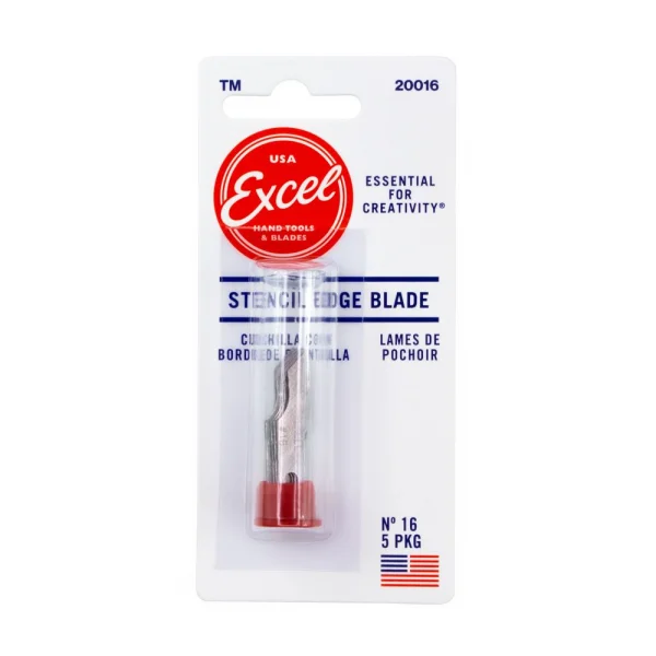 Excel #16 Stencil Edge Blade, Shank 0.25 (0.58 cm) (5pcs) (Carded) — image 6 of 9