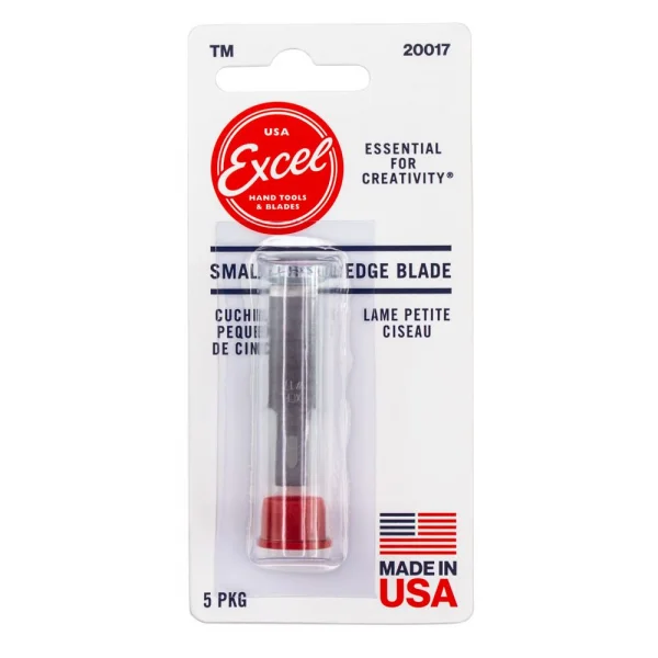 Excel #17 3/8in Chisel Blade, Shank 0.25 (0.58 cm) (5pcs) (Carded) — image 4 of 5