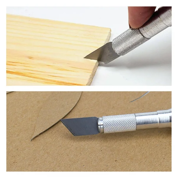 Excel #19 Angled Edge Blade, Shank 0.345 (0.88 cm) (5pcs) (Carded) &mdash; image 8 of 8