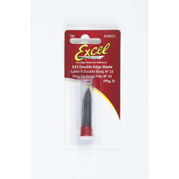 Excel #23 Double Edge Blade, Shank 0.345 (0.88 cm) (5pcs) (Carded) — image 2 of 8