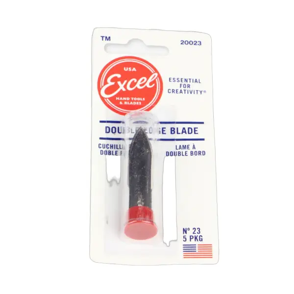 Excel #23 Double Edge Blade, Shank 0.345 (0.88 cm) (5pcs) (Carded) — image 1 of 9