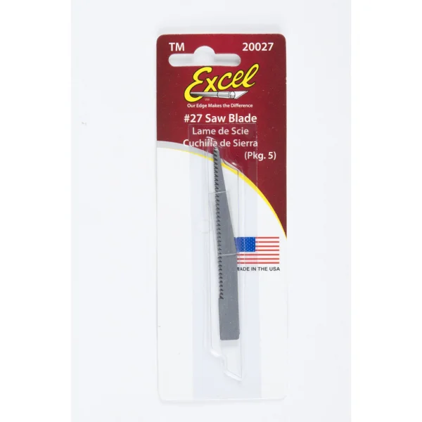 Excel #27 Saw Blade, Shank 0.345 (0.88 cm) (5pcs) (Carded) &mdash; image 2 of 5