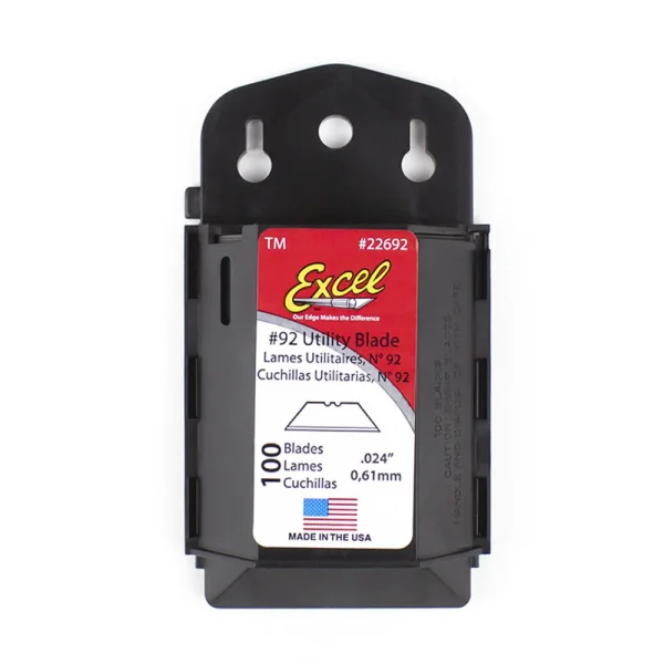 Excel 2 Notch Utility Blade, 0.024in (5pcs) (Carded)