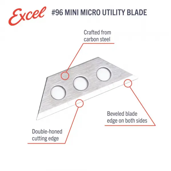 Excel Mini Micro Blade (5pcs) (Carded) — image 7 of 10