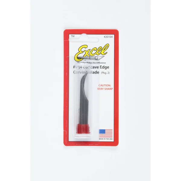 Excel Carving Blade, Concave Edge (2) (Carded)