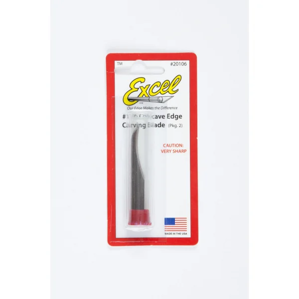 Excel Carving Blade, Concave (2) (Carded)