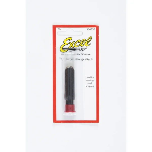 Excel Carving Gouge, Large U (2) (Carded)