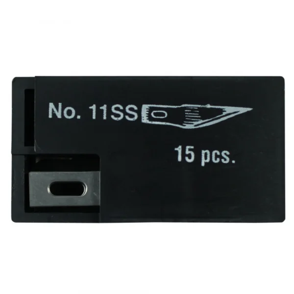 Excel #11 Stainless Steel Blade with Dispenser, Shank 0.25 (0.58 cm) (15pcs) (Carded)