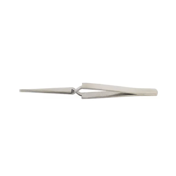 Excel 4.5in Pointed Self Closing Stainless Steel Tweezers(Carded)