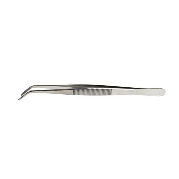 Excel 6in Curved Point Stainless Steel Tweezers (Carded)