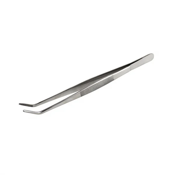 Excel 6in Curved Point Stainless Steel Tweezers (Carded)
