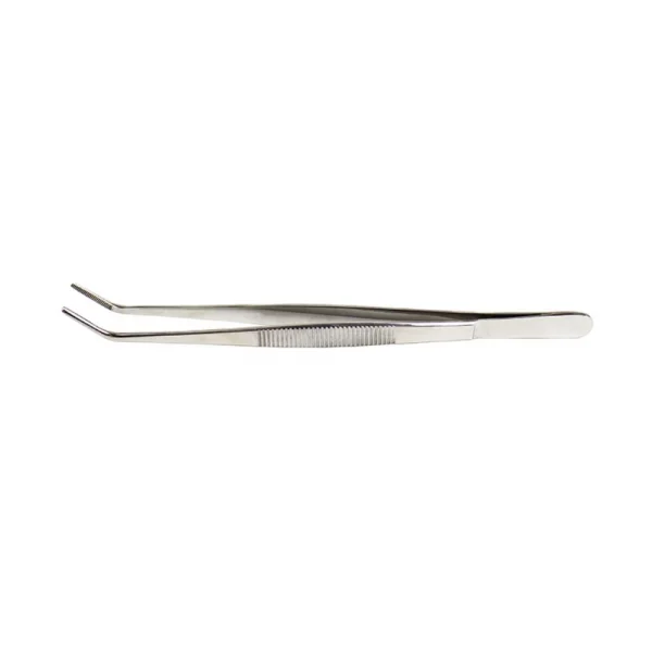 Excel 6in Curved Point Stainless Steel Tweezers (Carded)