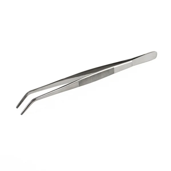 Excel 6in Curved Point Stainless Steel Tweezers (Carded)