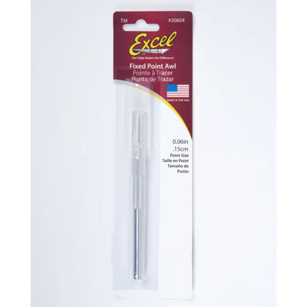 Excel Needle Point Awl, .013in (Carded)
