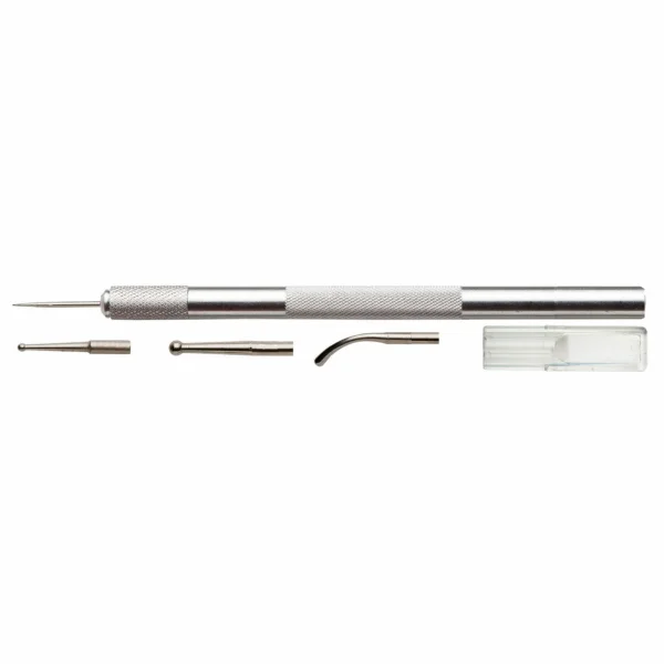 Excel Burnishing Set with 4 Interchangeable Tips (Carded)