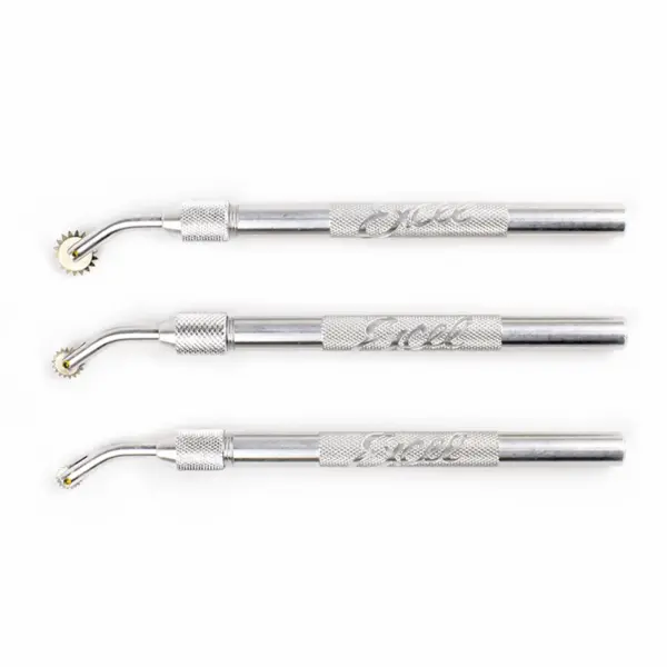 Excel Pounce Wheel Set, Three Wheel Heads with .25in, .312in, .437in (Carded) — image 5 of 5