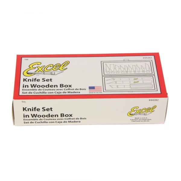 Excel Hobby Knife Set, Wooden Box (Boxed)